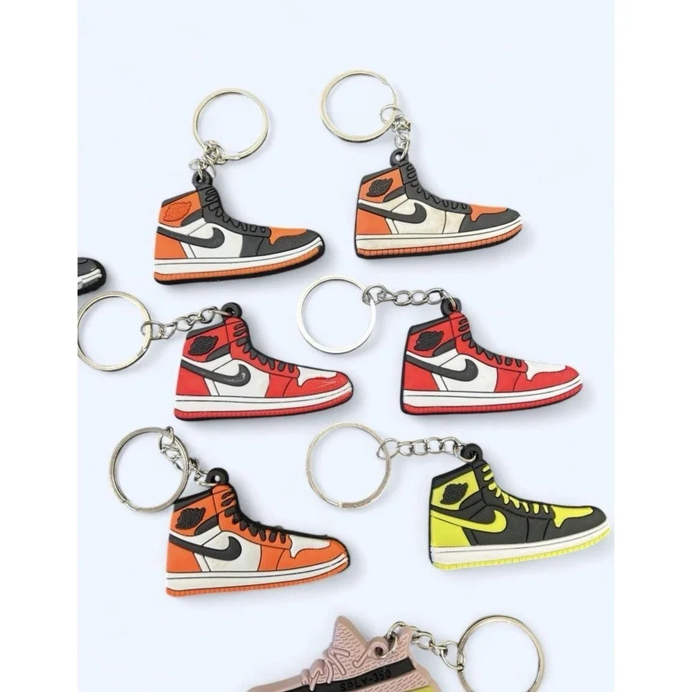 Jordan 1 and Yeezy 350 keychains Lot of 11 keychains